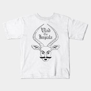 Vlad The Impala (Black Outline) Kids T-Shirt